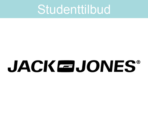  - Student Jack and Jones 10% på alle ordinære varer